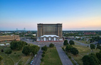 Michigan Central Aerial View